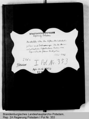 Aufbau der Sicherheitspolizei, Bestimmungen über die Organisation und die Aufgaben der Kriminalpolizei, Organisation der Geheimen Staatspolizei