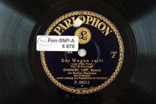 Der Wagen rollt : Lied / (Fritz Fürst). Text: R. Baumbach