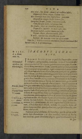 Iacobus Schegkius.