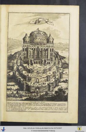 Textkupfer: Die Burg von Königin Semiramis.