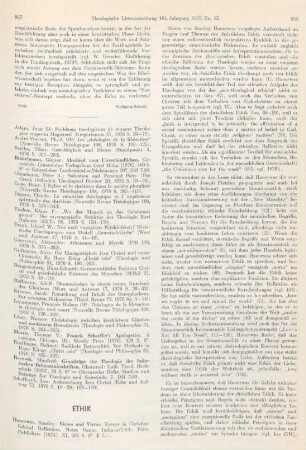 957-960 [Rezension] Hauerwas, Stanley, Vision and virtue