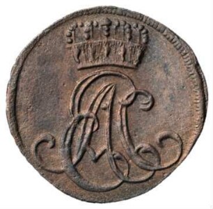 Fundmünze, Heller, 1757