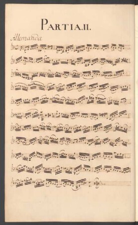 Partiten; vl; d-Moll; BWV 1004