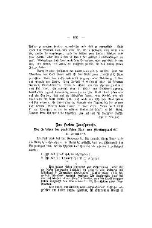 Zur freien Aussprache
