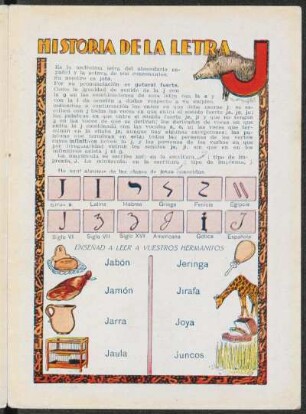 Historia de la letra J