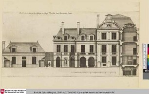 Le Grand Marot, Bl. 20: Profil du dedans de la Maison de Monsr. Hesselin dans l'Isle nostre Dame