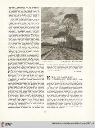 Kunst- und Gartenbau-Ausstellung Mannheim 1907