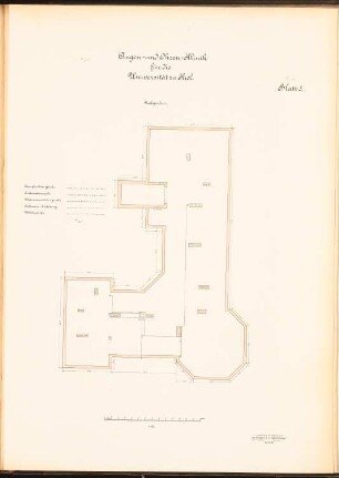 Augen- und Ohrenklinik der Christian-Albrechts-Universität Kiel: Grundriss DG 1:100