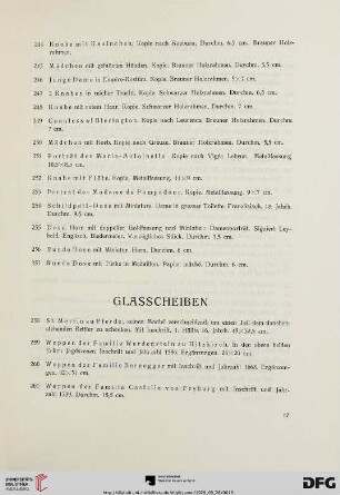 Glasscheiben (Nr.258-261)