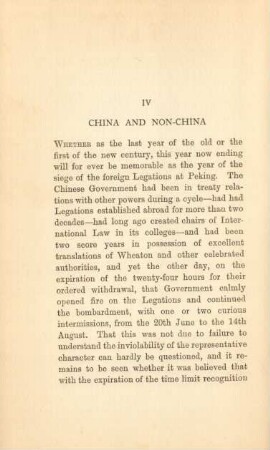 IV. China and non-China