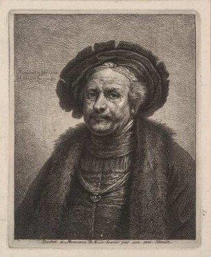 Bildnis Rembrandt Harmensz. van Rijn in vorgerücktem Mannesalter