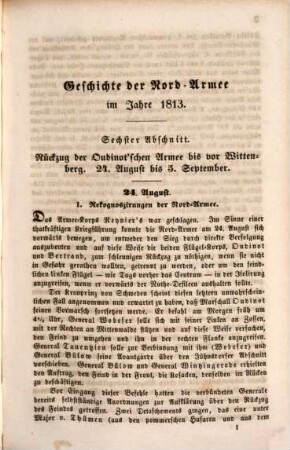 Geschichte der Nord-Armee im Jahre 1813, 2. Rückzug der französischen Armee nach der Schlacht bei Gr. Beeren bis Wittenberg und das Treffen bei Hagelberg
