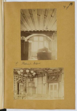 Rathaus, Rottweil: Innenansichten (aus: Skizzen- und Fotoalbum 15)