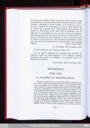 Titre XXIX La Calomnie Du Meurtre Rituel