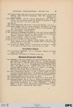 Römisch-Deutsches Reich (Nr. 1616-1621)