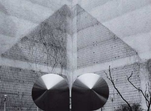 Efraim Habermann: Hofansicht in Charlottenburg, 1987