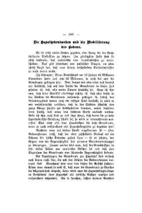 Die Hypothekenbanken und die Mobilisierung des Bodens