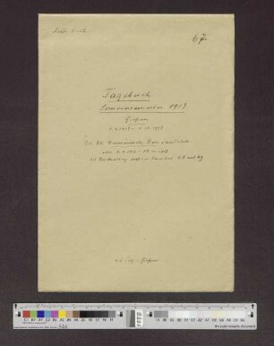 Band 67: Sommersemester 1913, Gießen