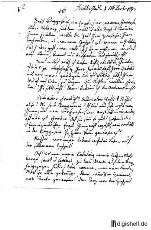 2: Brief von Johann Wilhelm Ludwig Gleim an Luise Gräfin Stolberg-Stolberg und Christian Stolberg-Stolberg