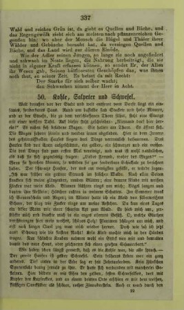 50. Kohle, Salpeter und Schwefel