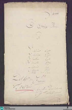 Arias - Don Mus.Ms. 1920 : S, orch, org; G; DTB-NF 2 III