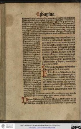 Dominica ii post octavas penthecostes, evangelium secundum Lucam xiiii.