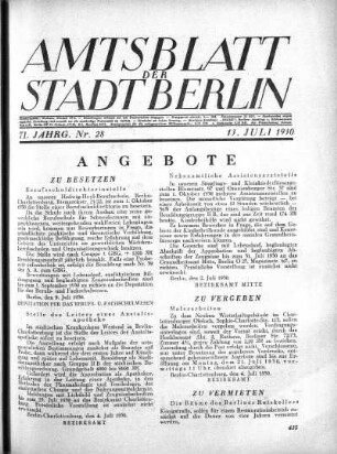 1930,28: Nr. 28, 13. Juli 1930