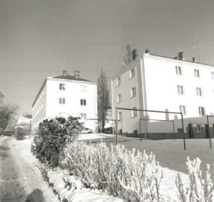 Reichenbach-Oberreichenbach, Turmstraße. Wohnhäuser der Gartenstadtsiedlung Ecke Platanenstraße (um 1930)