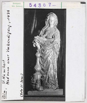 Köln: St. Kunibert, Madonna der Verkündigungsgruuppe
