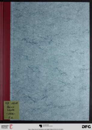 Nr. 1796: Katalog / Rudolph Lepke's Kunst-Auctions-Haus, Berlin: Porzellansammlung aus ausländischem Privatbesitz : Gruppen, Figuren, Geschirre verschiedener Manufakturen ; Versteigerung: Dienstag, den 5. Februar 1918