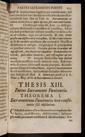 123-133, Thesis XIII
