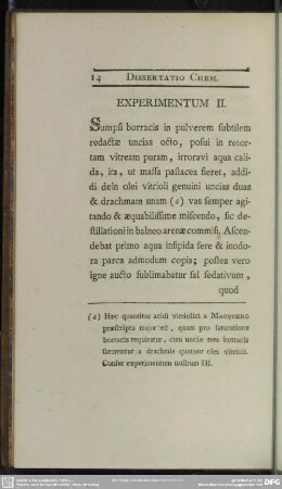 Experimentum II