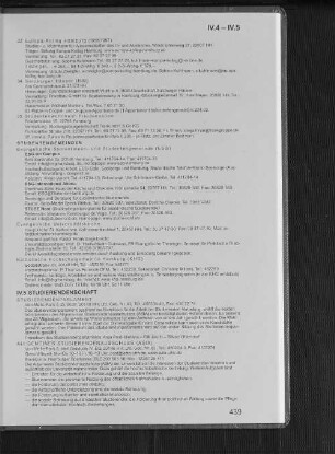 IV.5 Studierendenschaft