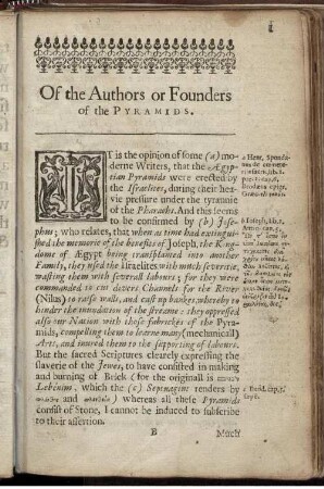 Of The Authors or Founders of the Pyramids.