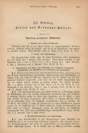 XII. Abtheilung