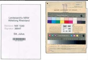 Entnazifizierung Julius Sitt , geb. 07.04.1906 (Kaufmaennischer Angestellter)