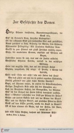 Zur Geschichte des Domes