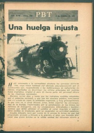 Una huelga injusta