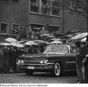 Besuch von Leonid Breschnew und Walter Ulbricht im Sachsenwerk Dresden