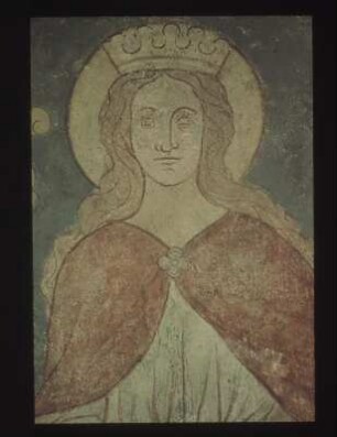2. Joch, Nordseite: Die heilige Margarethe mit zwei Engeln