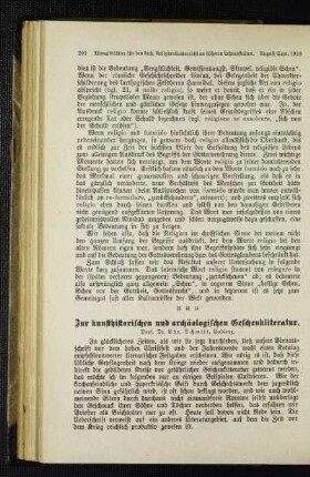 Zur kunsthistorischen und archäologischen Geschenkliteratur