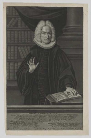 Bildnis des Iohannes Fridericus Burg