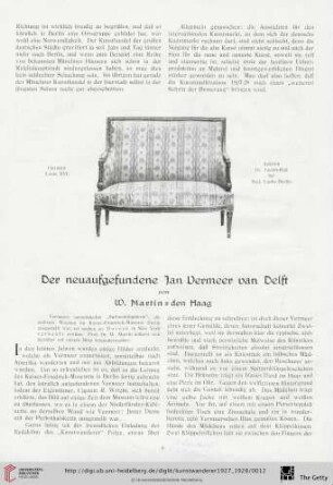 9/10: Der neuaufgefundene Jan Vermeer van Delft
