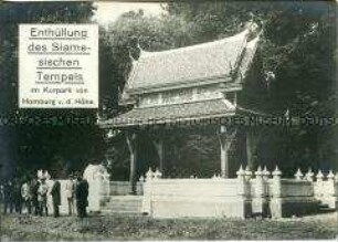Einweihung des Siamesischen Tempels im Kurpark von Bad Homburg