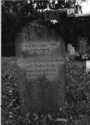 Grabstein 2139 [Hahn S. 210 Grab-Nr. 3082]
