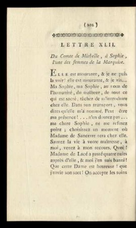 Lettre XLII.