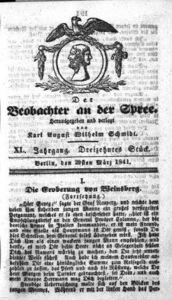 13. Stueck, 29. Maerz 1841