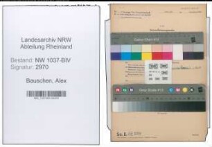 Entnazifizierung Alex Bauschen , geb. 28.02.1899 (Schlosser)