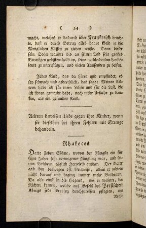 54-62, 7) Aeltern beweisen Liebe gegen ihre Kinder, [...]