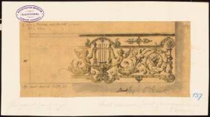 Neues Theater (Oper), Frankfurt/Main: Detail Gitter 1:10